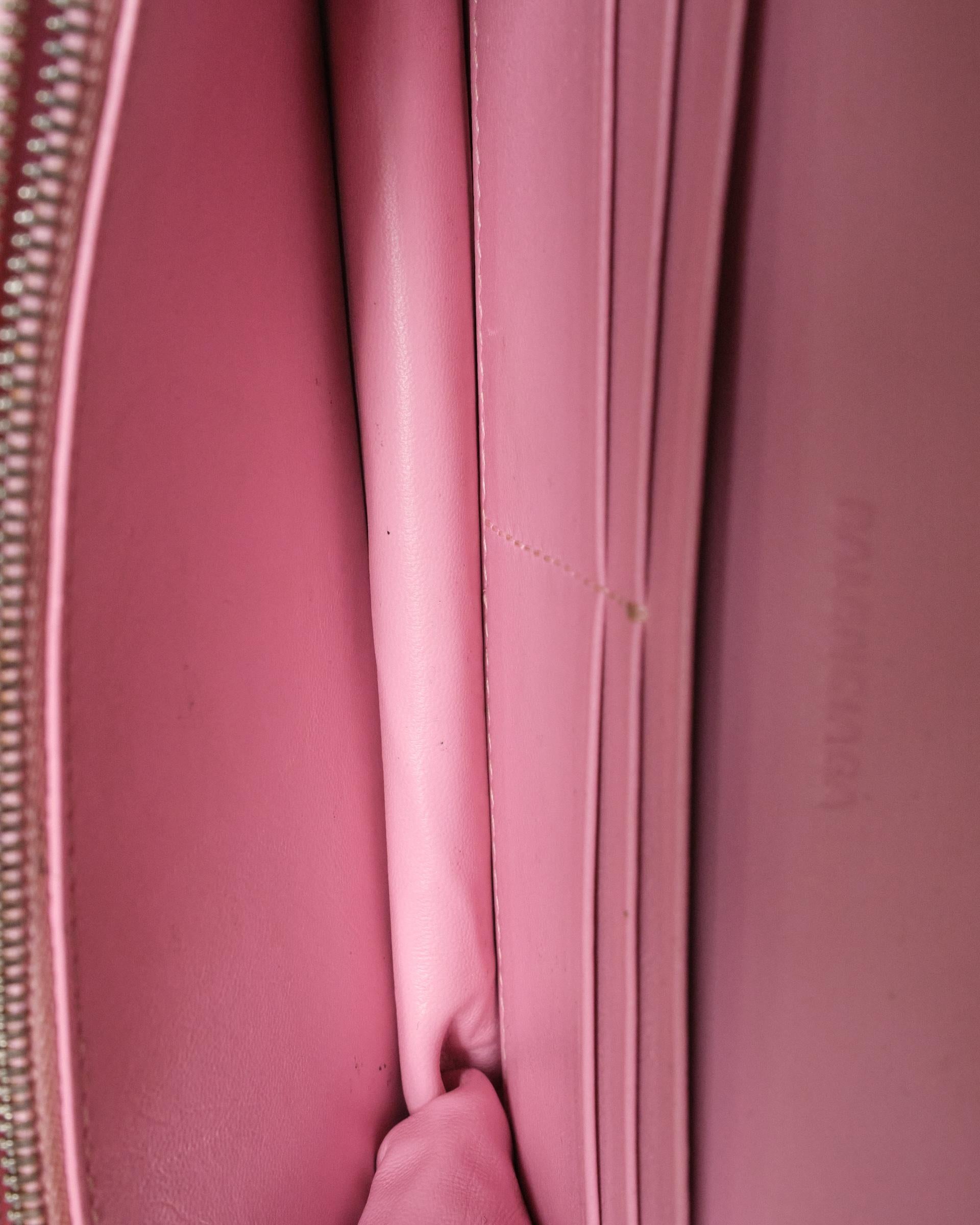 Balenciaga Gossip Small Coconut Clutch Rosa Pink en venta