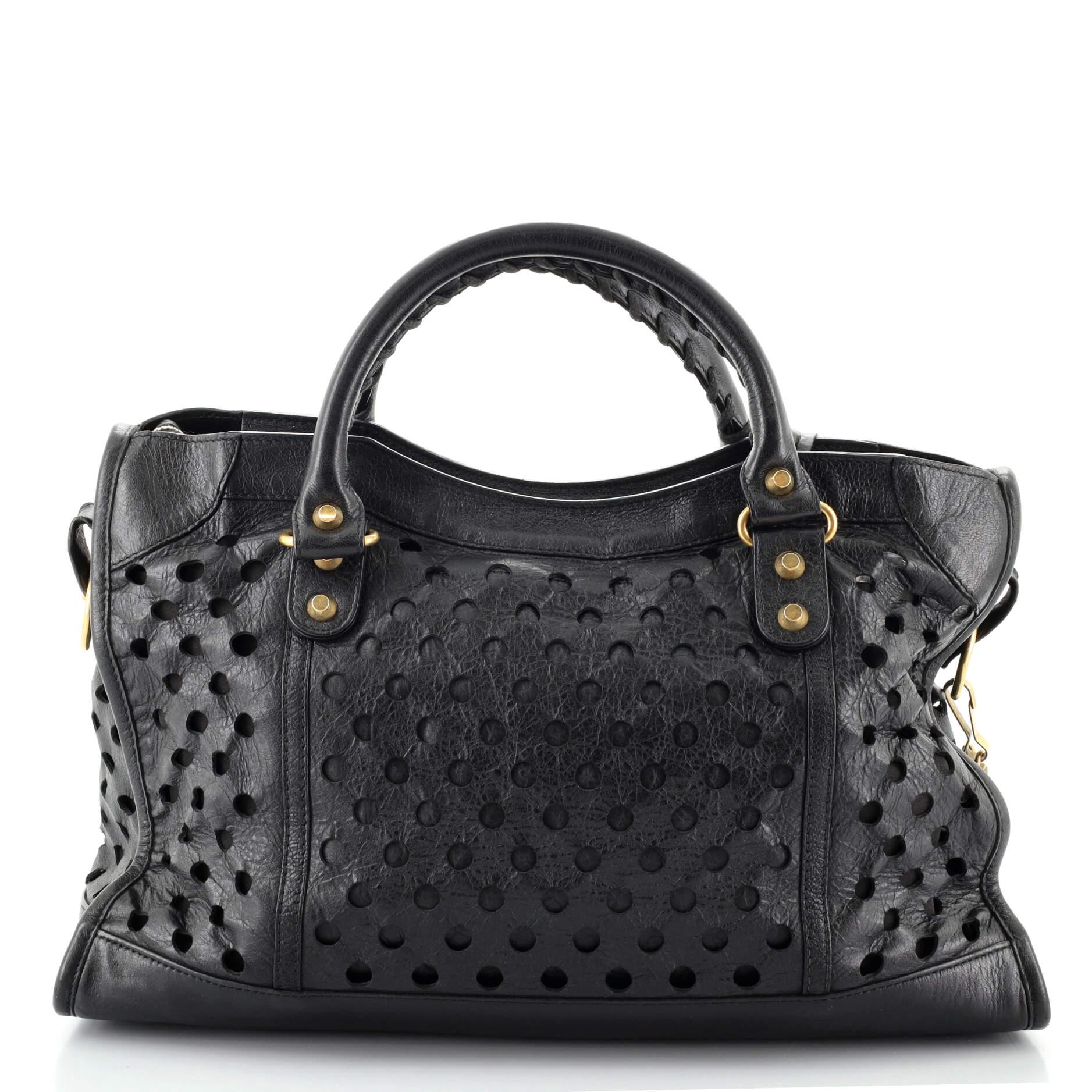 city polka dot bag