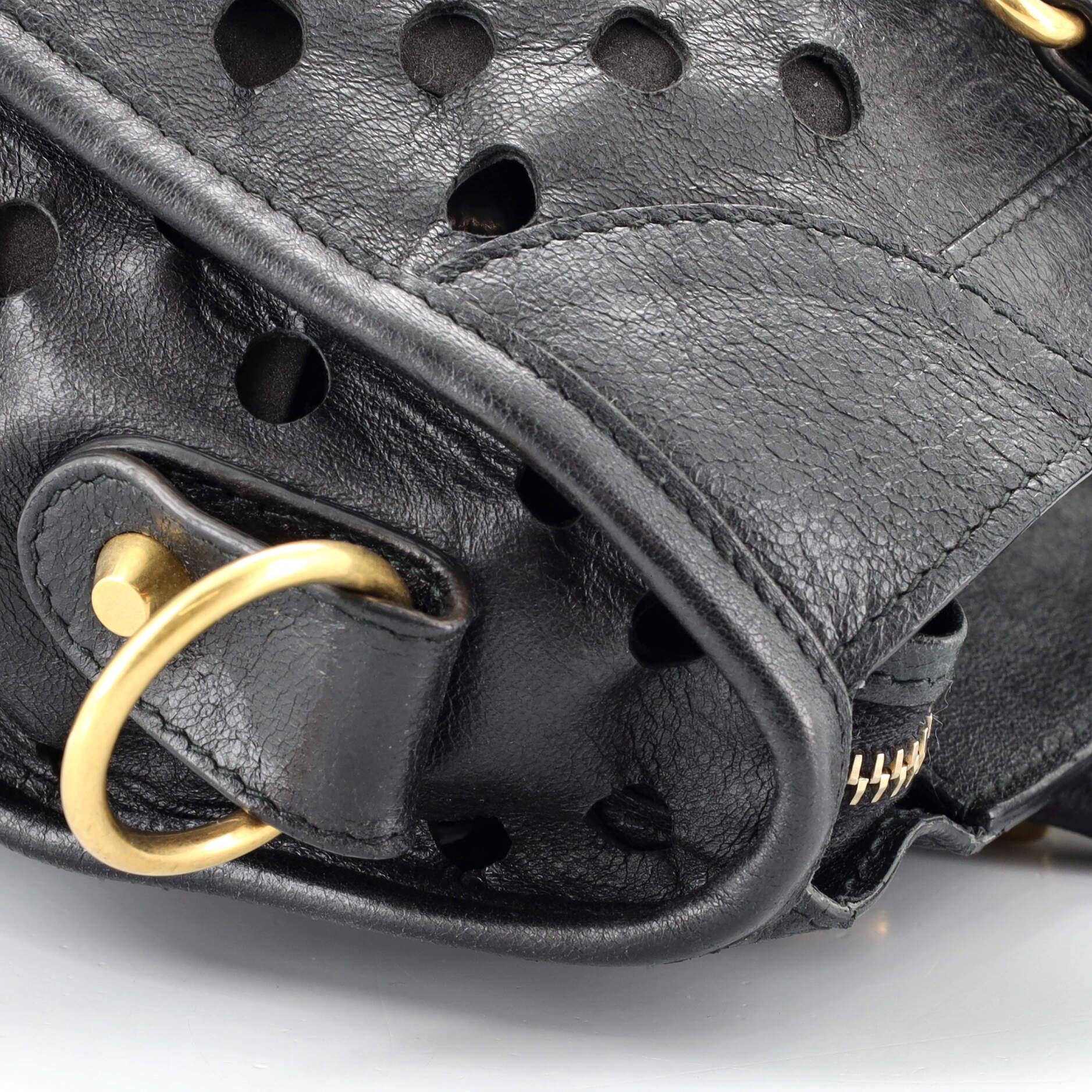 Balenciaga Polka Dot City Classic Studs Bag Perforated Leather Medium 1