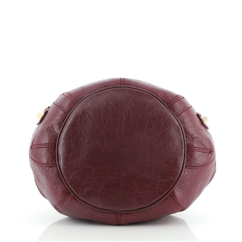 da uomo o donna Balenciaga Pom Pon Borsa gigante con borchie in pelle Mini