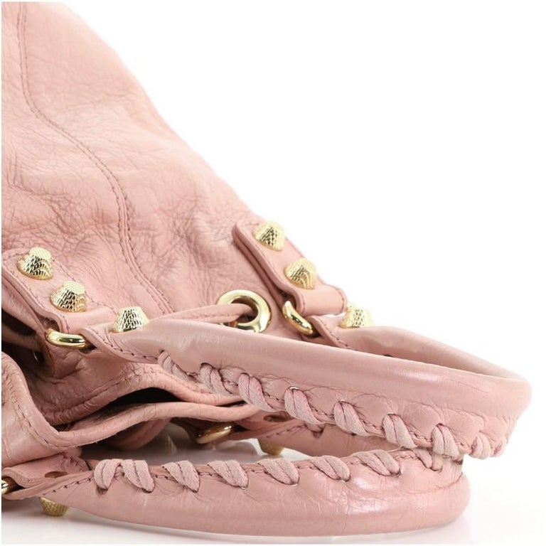 balenciaga giant pom pom bag