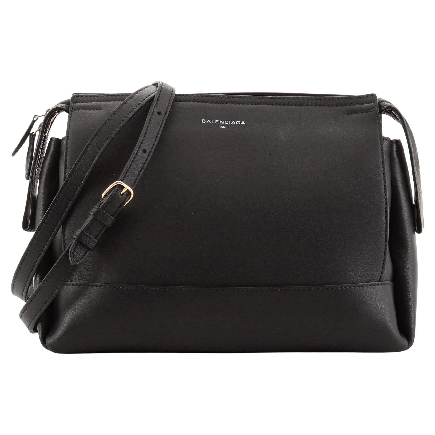 Balenciaga Bazar Shopper Medium Size Black Leather Ladies Tote Bag