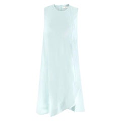 Balenciaga Powder-Blue Chiffon Shift Dress - Size Small