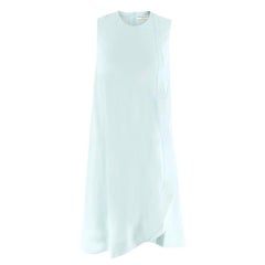Balenciaga Powder-Blue Chiffon Shift Dress US 6