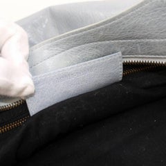 Balenciaga Powder The City 2way 868214 Blue Leather Shoulder Bag