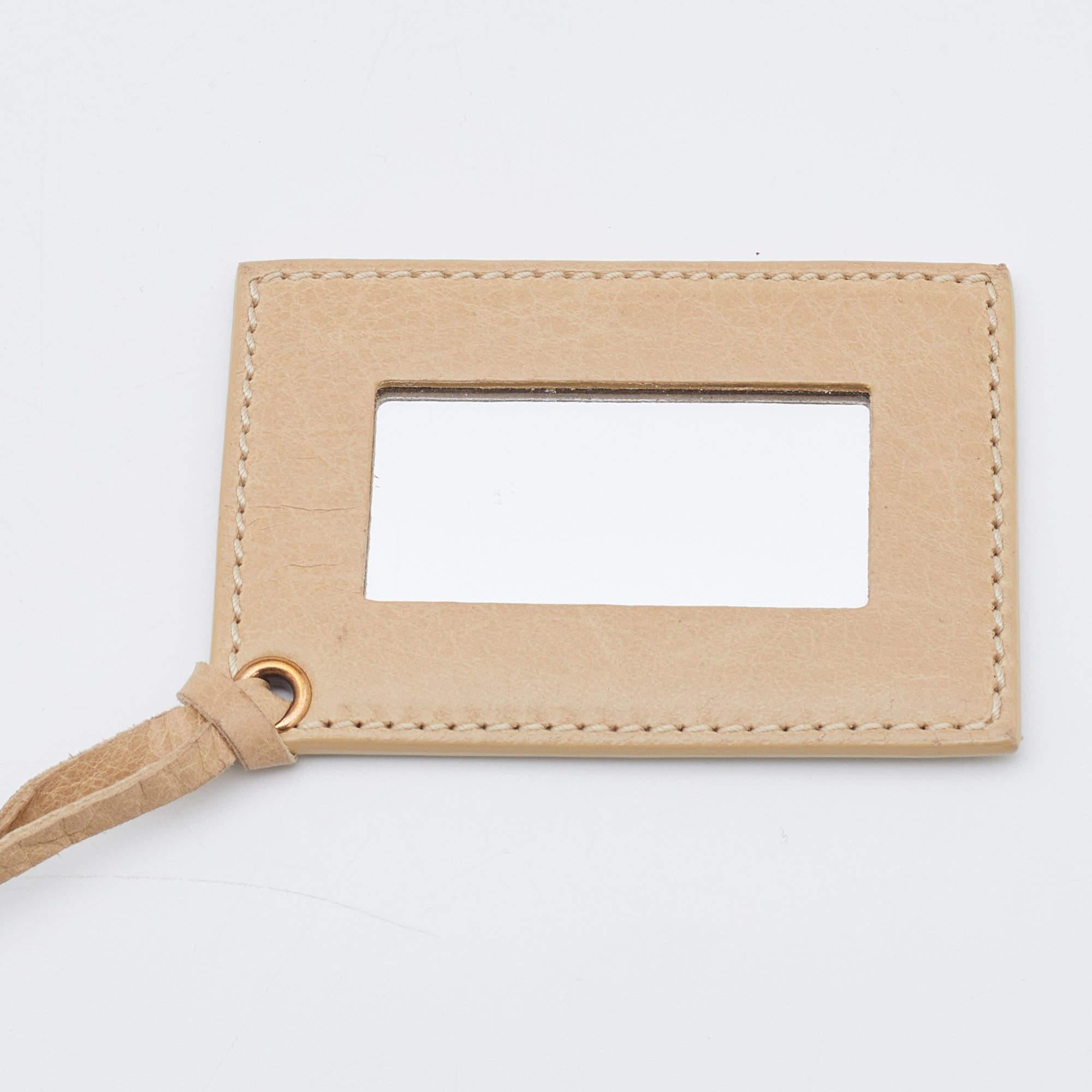 Balenciaga Praline Leather GGH Envelope Clutch 1