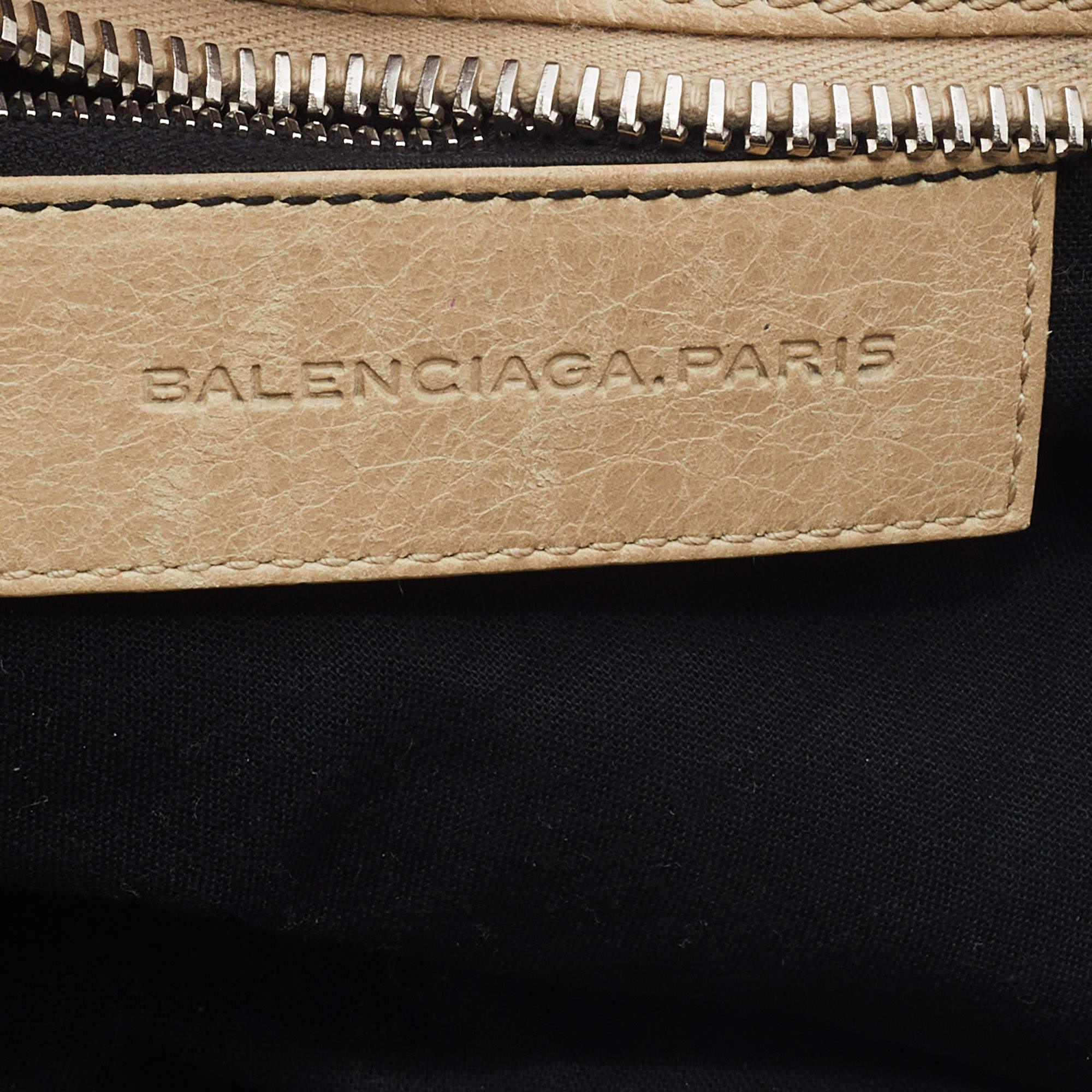 Balenciaga Praline Leather SGH Part Time Tote 2