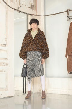 Balenciaga pre-fall 2018 tartan fringed skirt