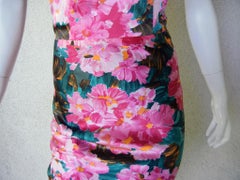 Balenciaga "Pretty in Pink" Floral Strapless Silk Gown by Nicholas Ghesquiere