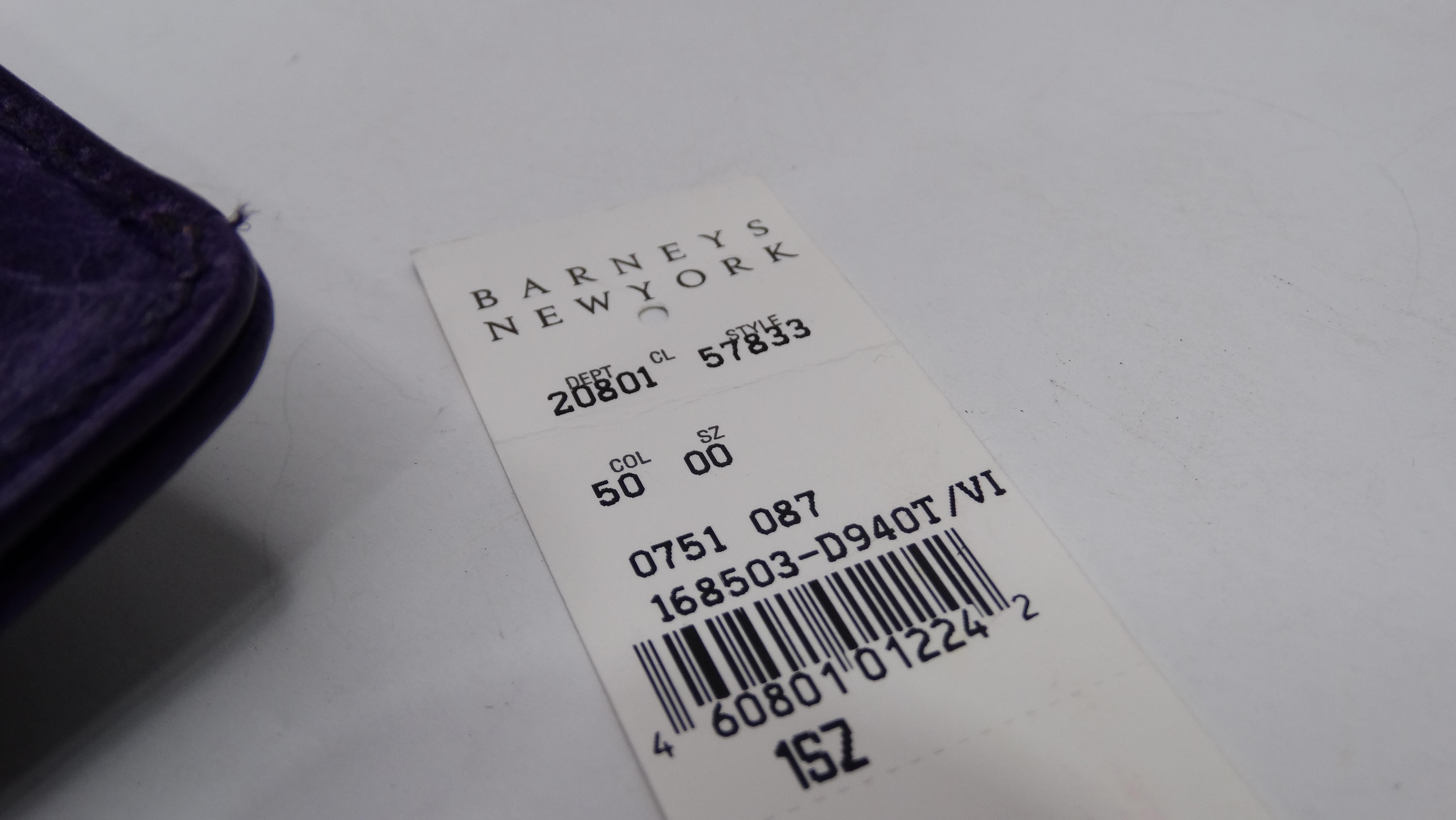 Women's or Men's Balenciaga Purple Leather Classic City Wallet