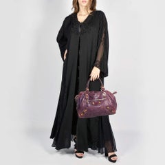 Balenciaga Purple Leather Midday GGH Midday Bag