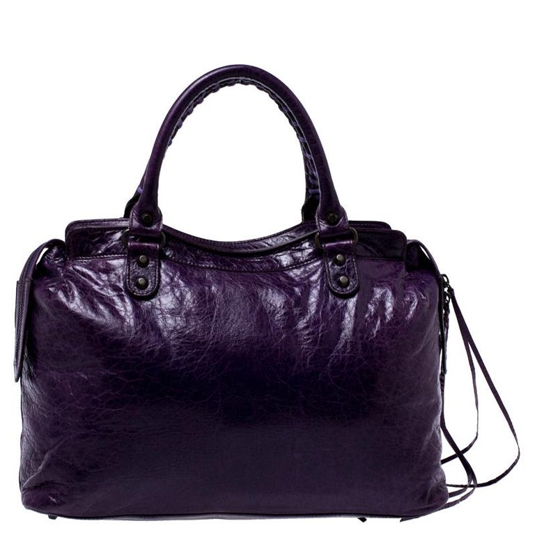 purple and black balenciaga