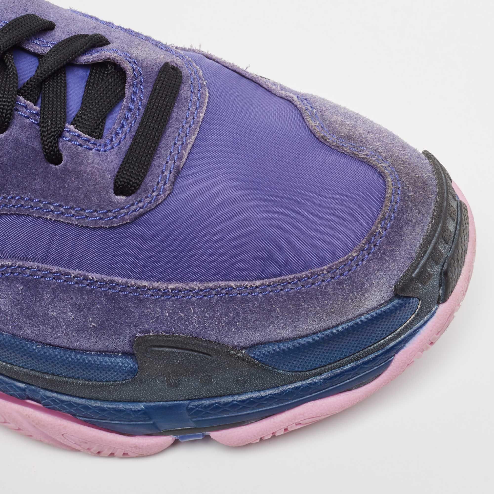 Baskets triple-S Balenciaga violettes en néoprène et daim taille 40 en vente 3