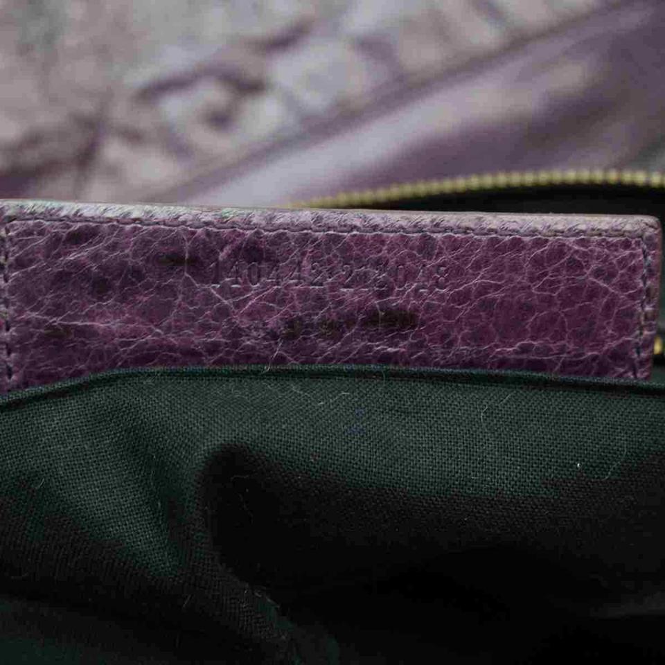Balenciaga Purple The Day Leather Hobo Bag 867054 3