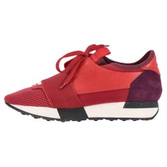Balenciaga - Race Runner - Baskets en cuir et daim