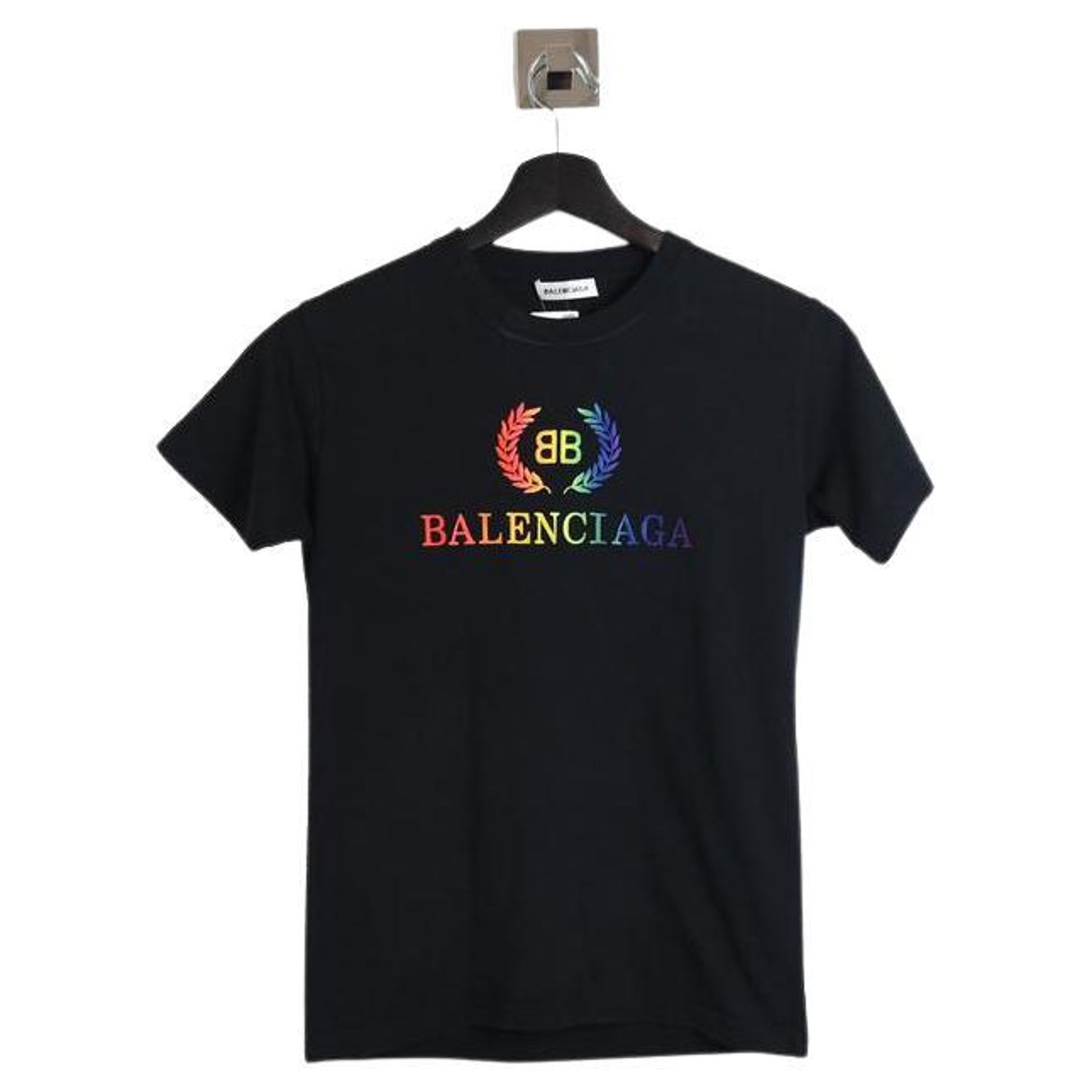 Balenciaga Paris Black Cropped Top, Size 40 For Sale at 1stDibs | balenciaga  black top, balenciaga crop top