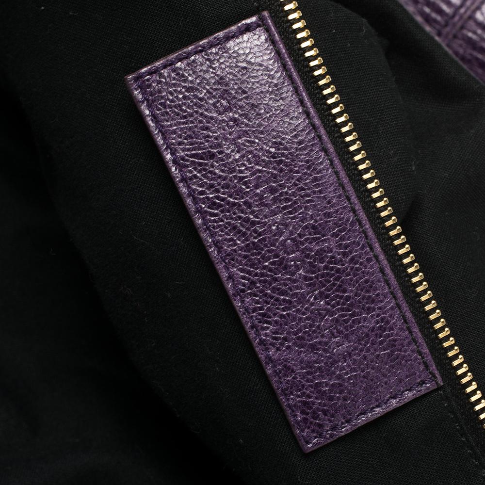 Balenciaga Raisin Leather GGH RTT Bag In Fair Condition In Dubai, Al Qouz 2