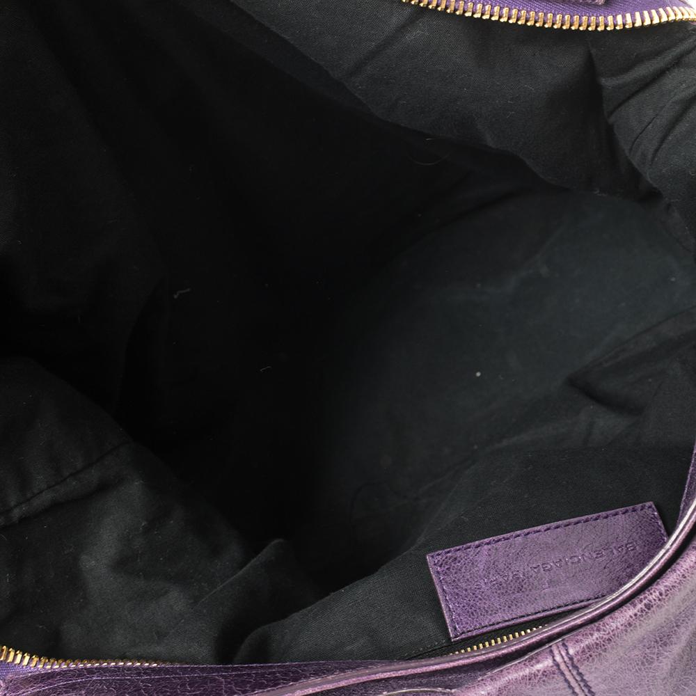 Women's Balenciaga Raisin Leather GGH RTT Bag