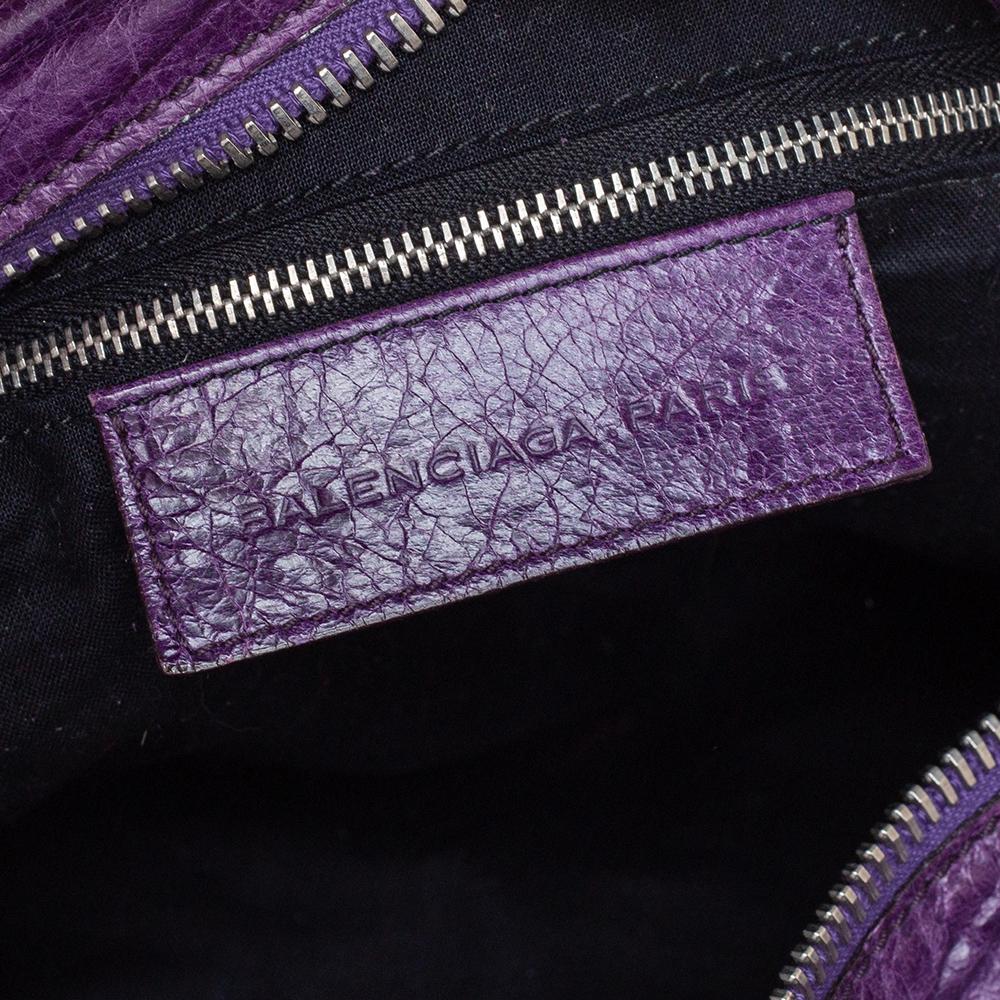 Balenciaga Raisin Leather SGH Brief Bag In Fair Condition In Dubai, Al Qouz 2