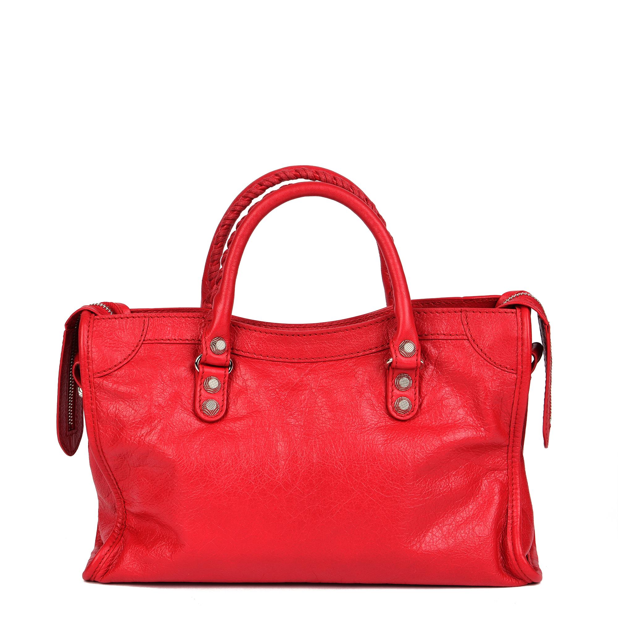 balenciaga red bag