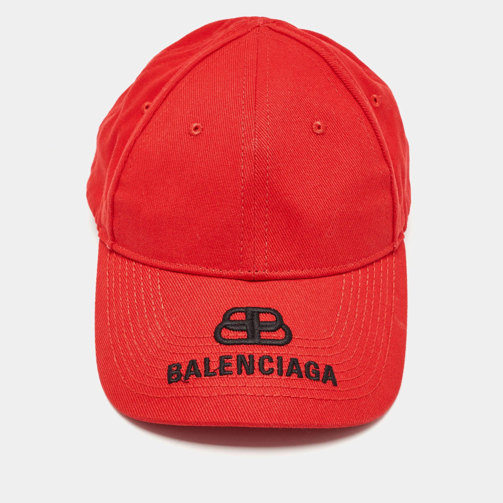 Caps are an ideal style statement with casual outfits. This Balenciaga piece is made from quality materials and features signature elements. This piece will be a smart addition to your cap collection.

Includes: Price Tag, Original Dustbag

