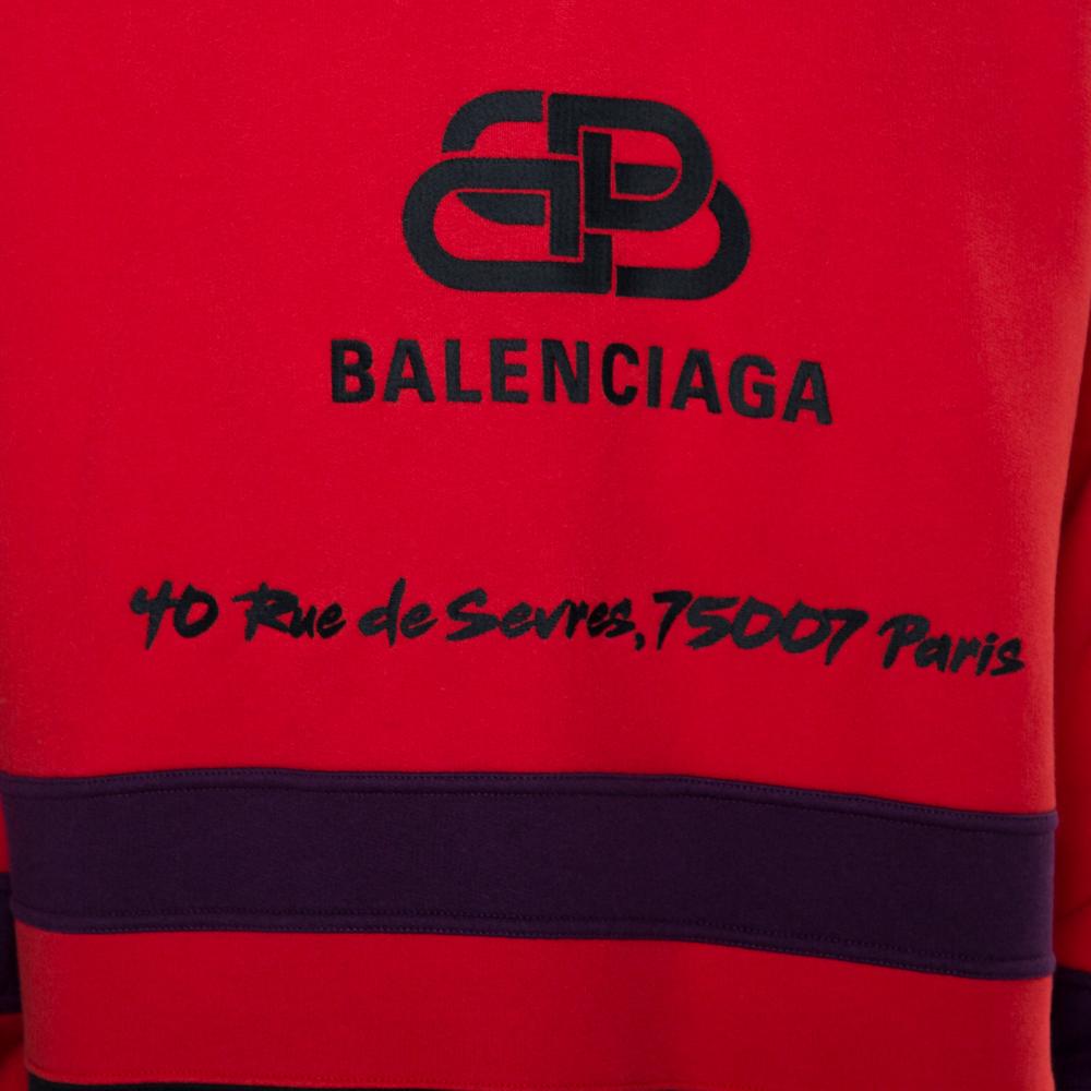 balenciaga red sweater