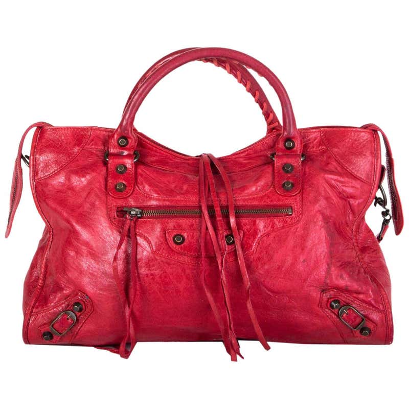 Prada Vintage Red Leather Barrel Bag at 1stDibs | prada barrel bag ...