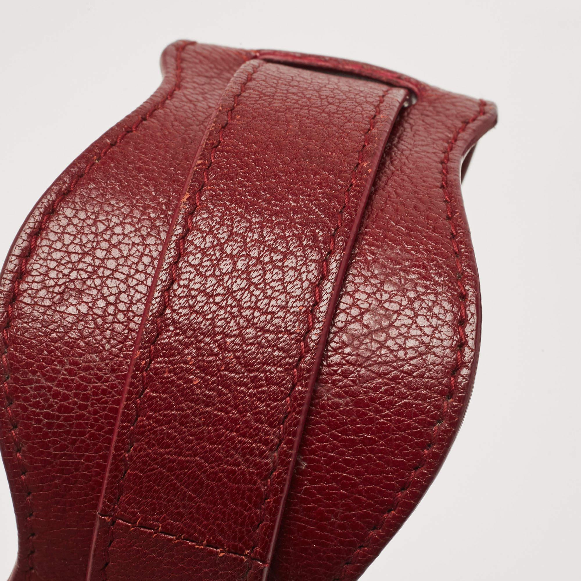 Balenciaga Red Leather Mini Classic Metallic Edge City Bag 10