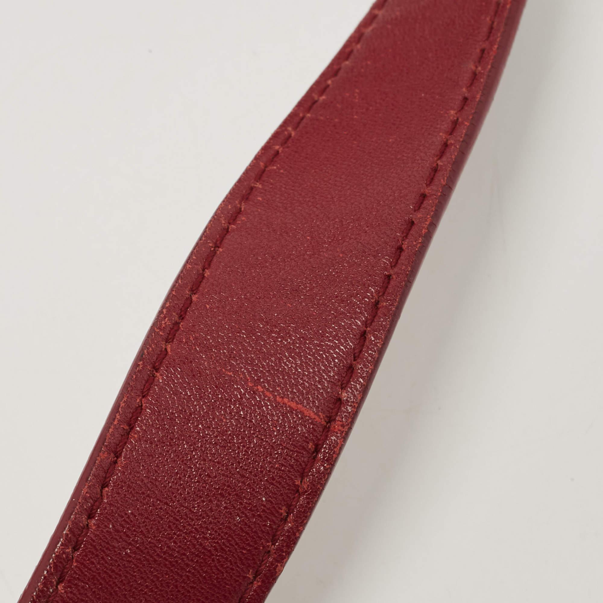 Balenciaga Red Leather Mini Classic Metallic Edge City Bag 12
