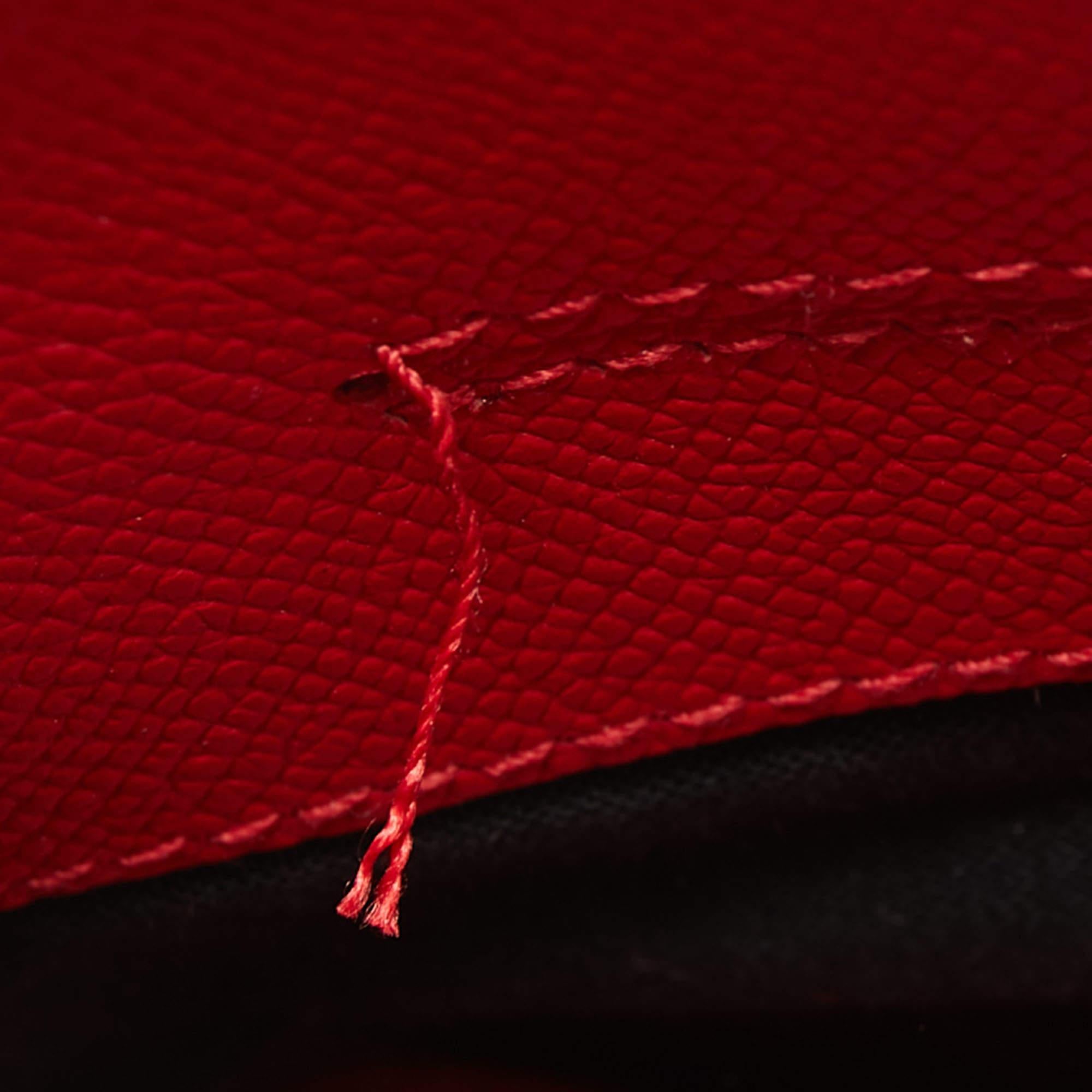Balenciaga Red Leather XXS Ville Satchel 6