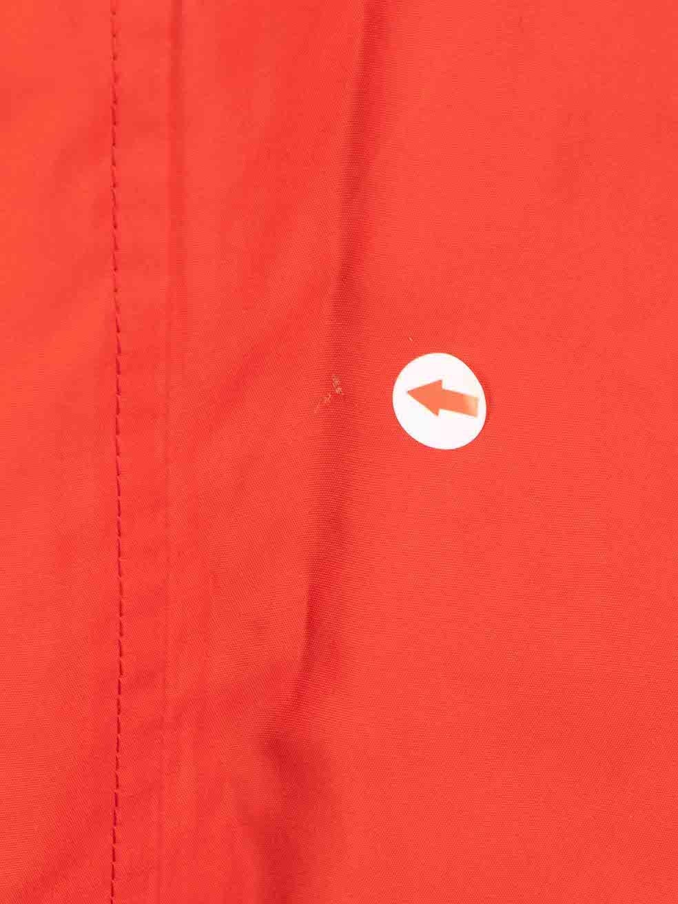 Veste à capuche surdimensionnée rouge Balenciaga, taille L Pour femmes en vente