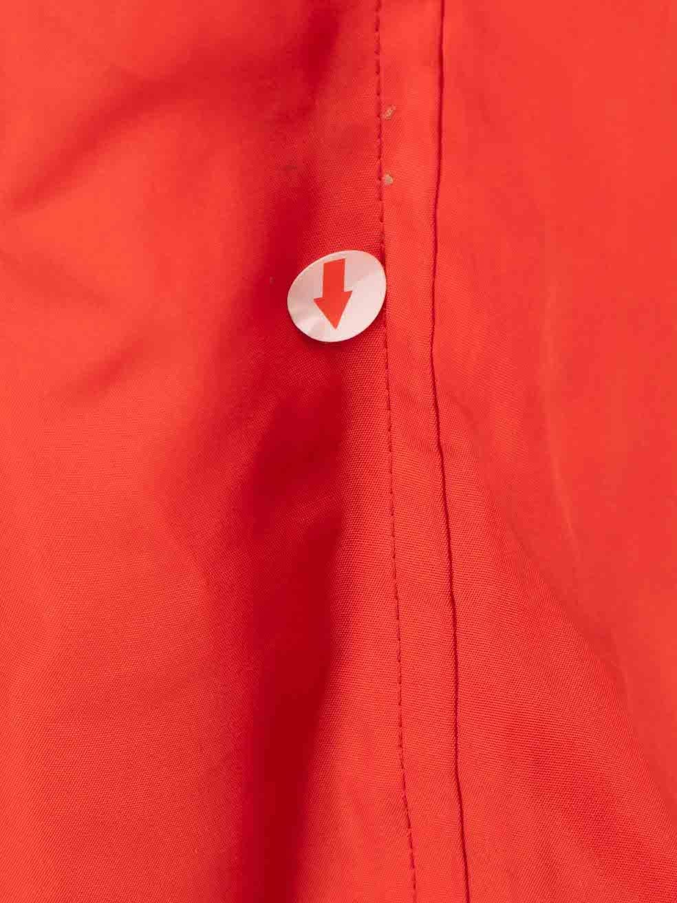Veste à capuche surdimensionnée rouge Balenciaga, taille L en vente 2
