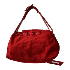 Balenciaga Tasche aus rotem Wildleder