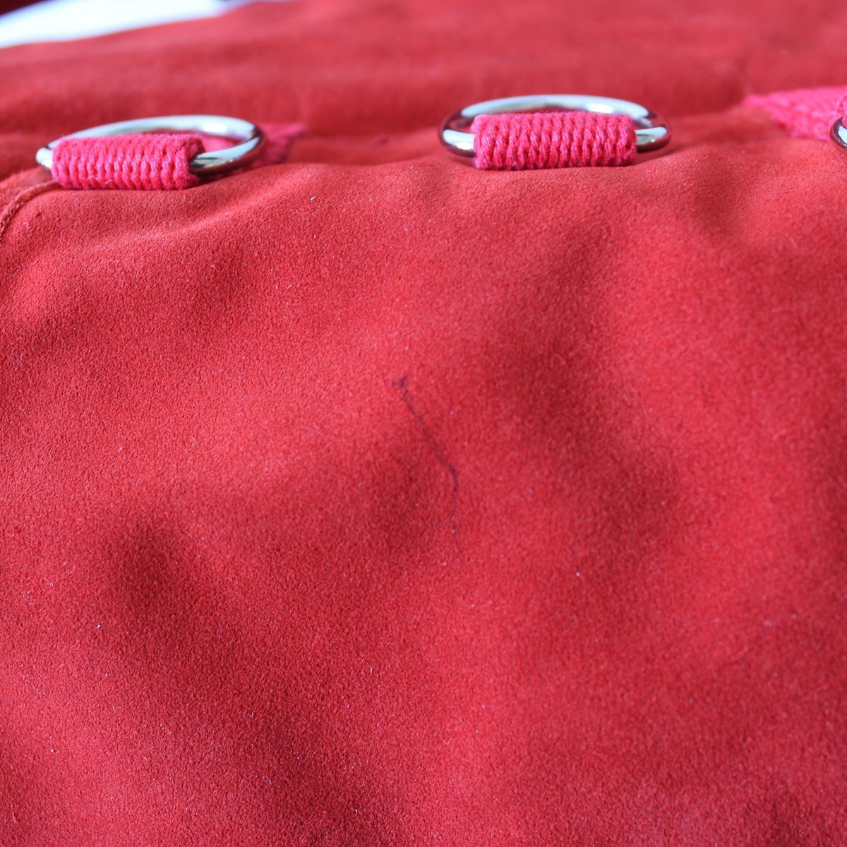 Balenciaga Red Suede Bag In Good Condition In Gazzaniga (BG), IT