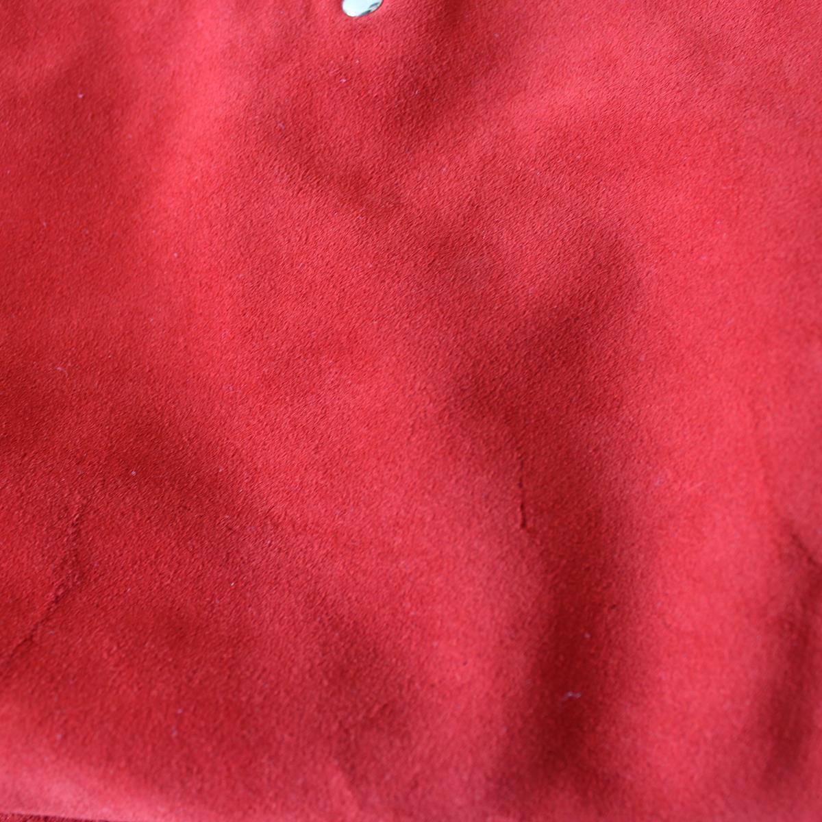 Balenciaga Red Suede Bag 2