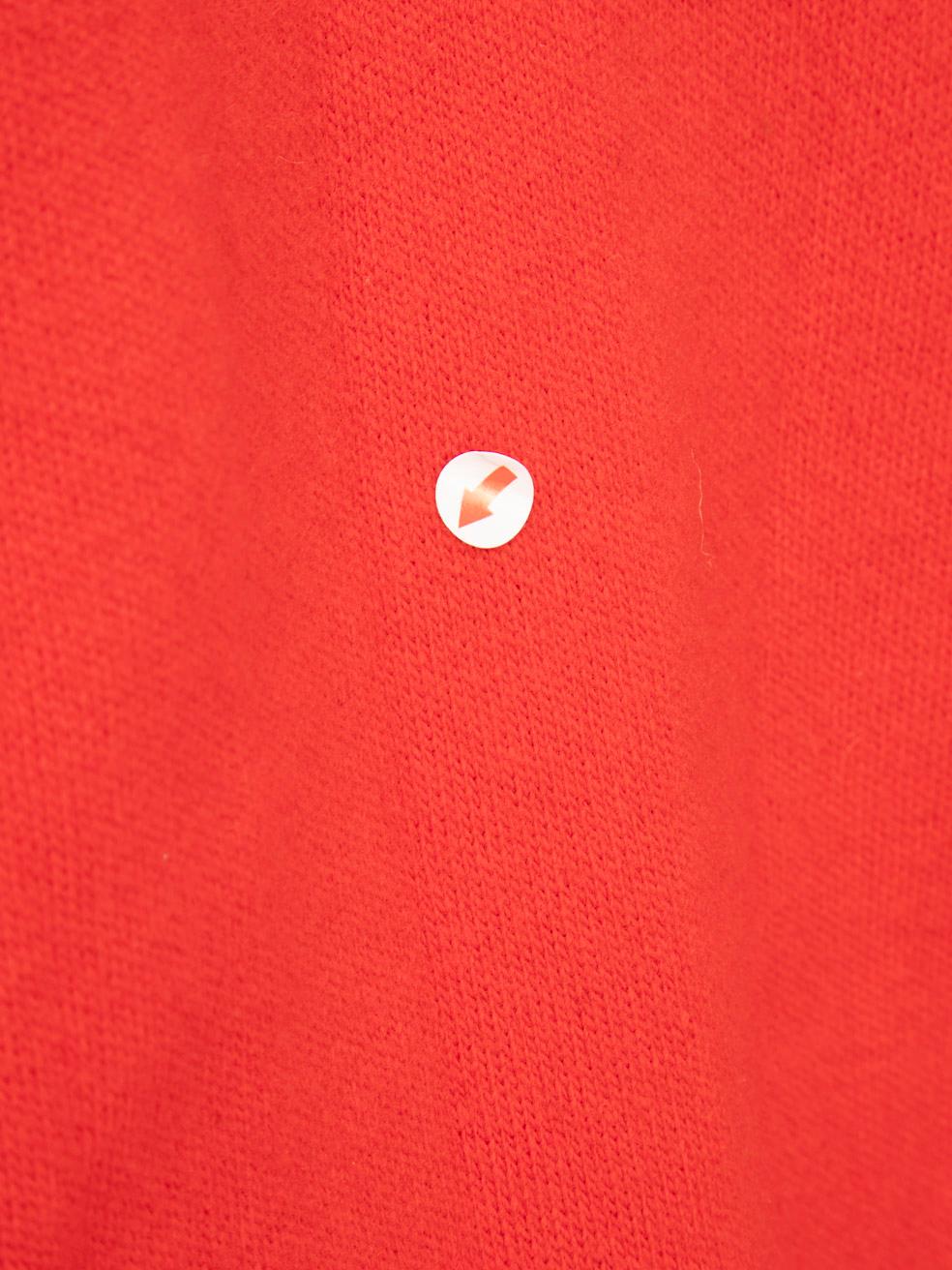 Balenciaga Roter Pullover mit V-Ausschnitt aus Wolle Größe S 2