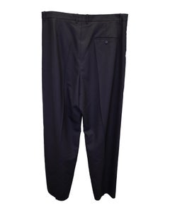 Balenciaga Regular Fit Tailored Pants in Black Wool