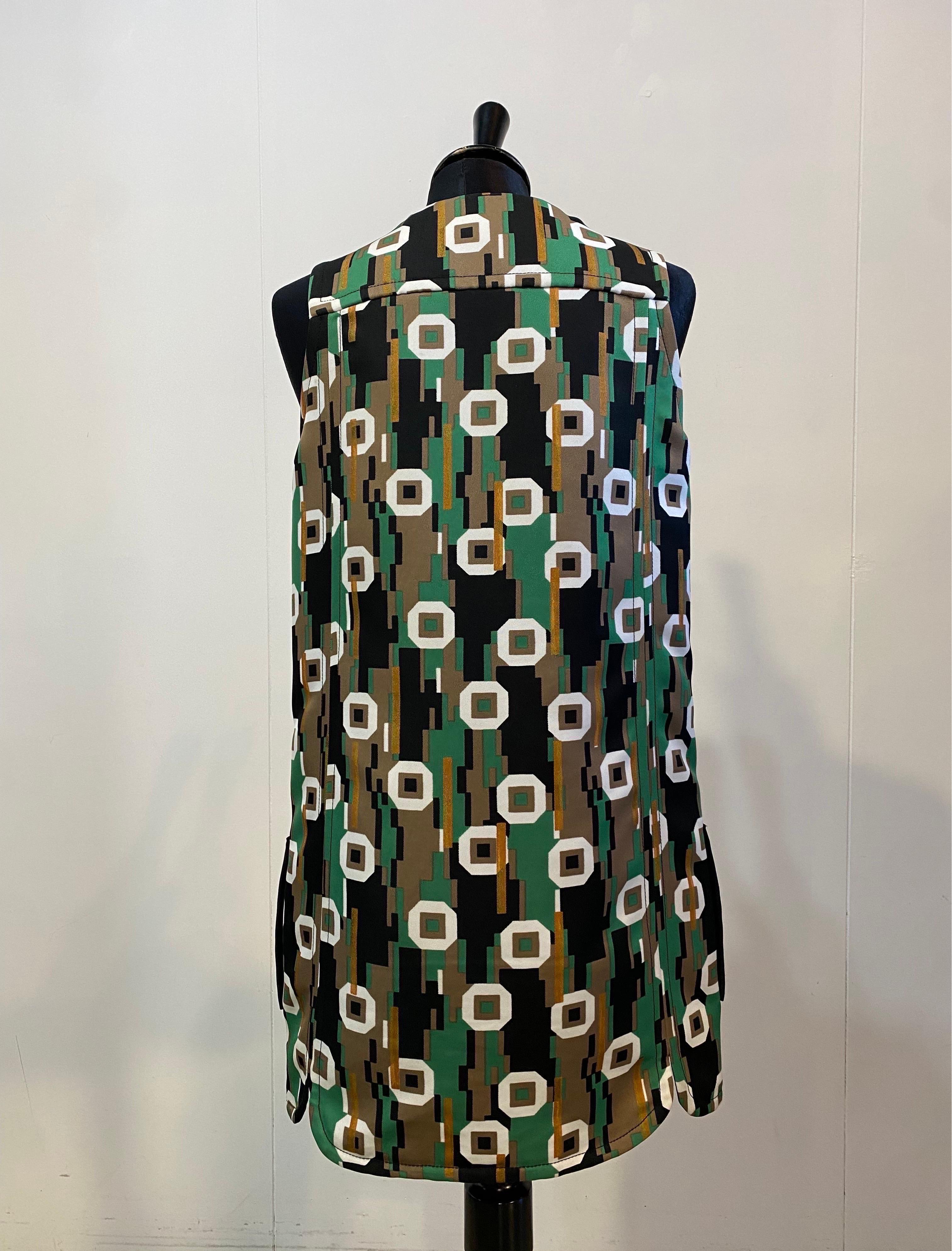 Balenciaga Resort 2011 geometric pattern Dress In Excellent Condition For Sale In Carnate, IT