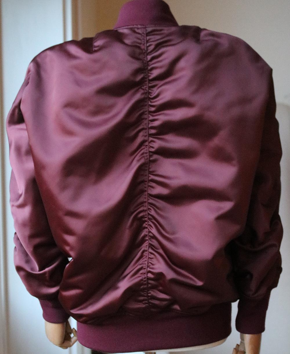 balenciaga oversized bomber jacket