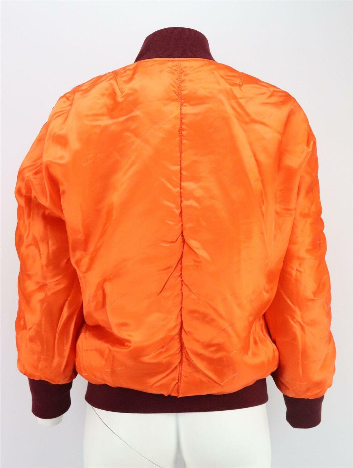 Balenciaga Reversible Satin Bomber Jacket In Excellent Condition In London, GB