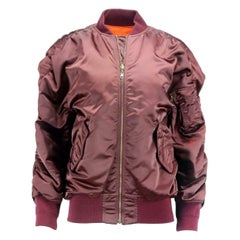 Balenciaga Reversible Satin Bomber Jacket