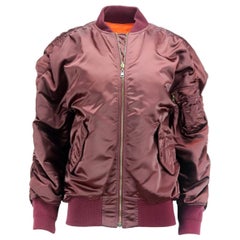 Balenciaga Reversible Satin Bomber Jacket FR 34 UK 4