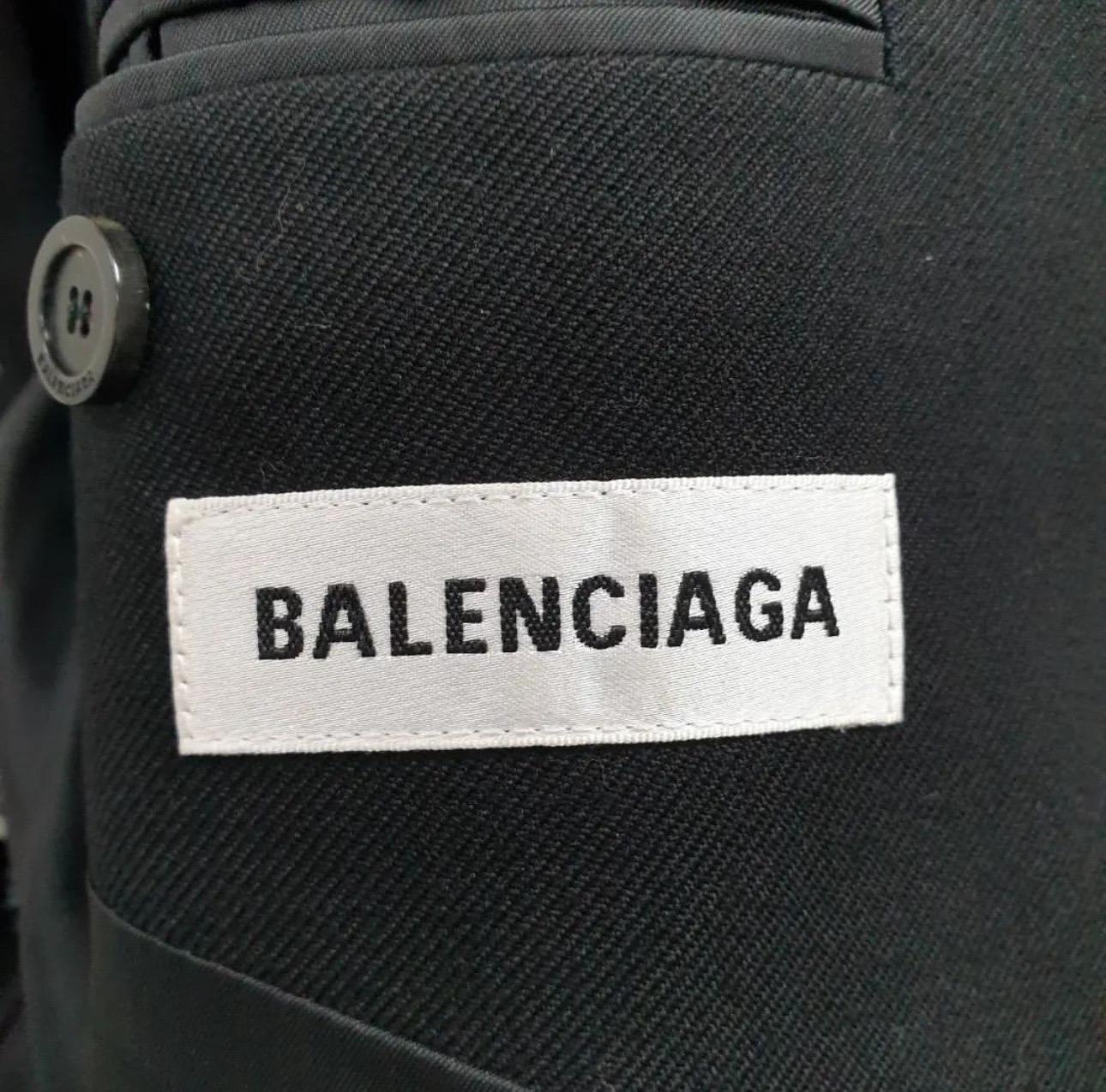Balenciaga Rhinestone Jacket Blazer In Excellent Condition For Sale In Krakow, PL