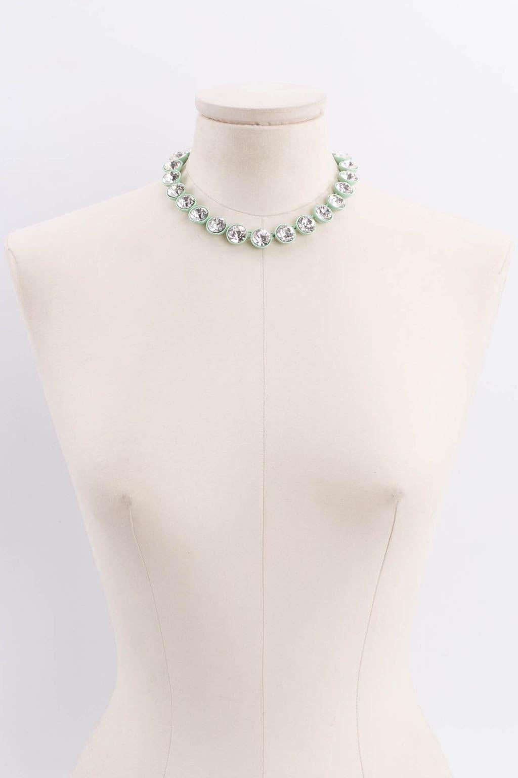 Balenciaga Rhinestones Necklace For Sale 1