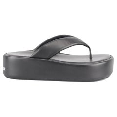 Balenciaga Rise Leather Platform Flip Flops Eu 38 Uk 5 Us 8