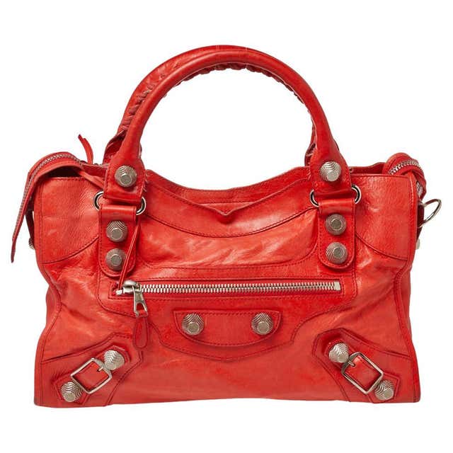 Balenciaga Brown Leather Le Dix Cartable Top Handle Bag For Sale at ...