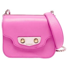 Balenciaga Rose Berlingot Leather Mini Neo Classic Chain Bag