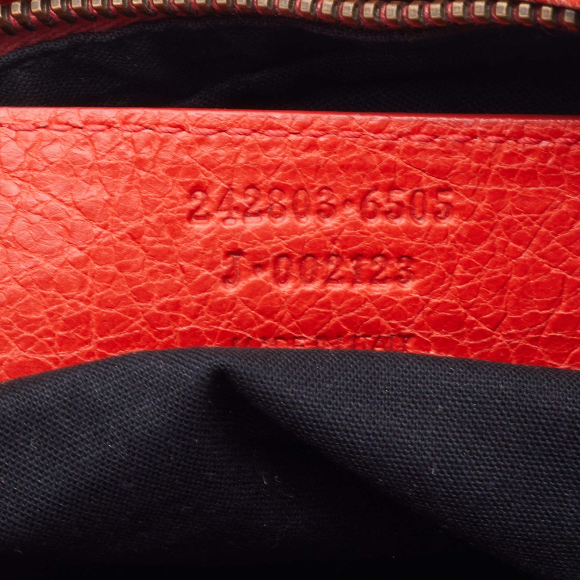 Balenciaga Rose Corail Leather Classic Hip Crossbody Bag 5