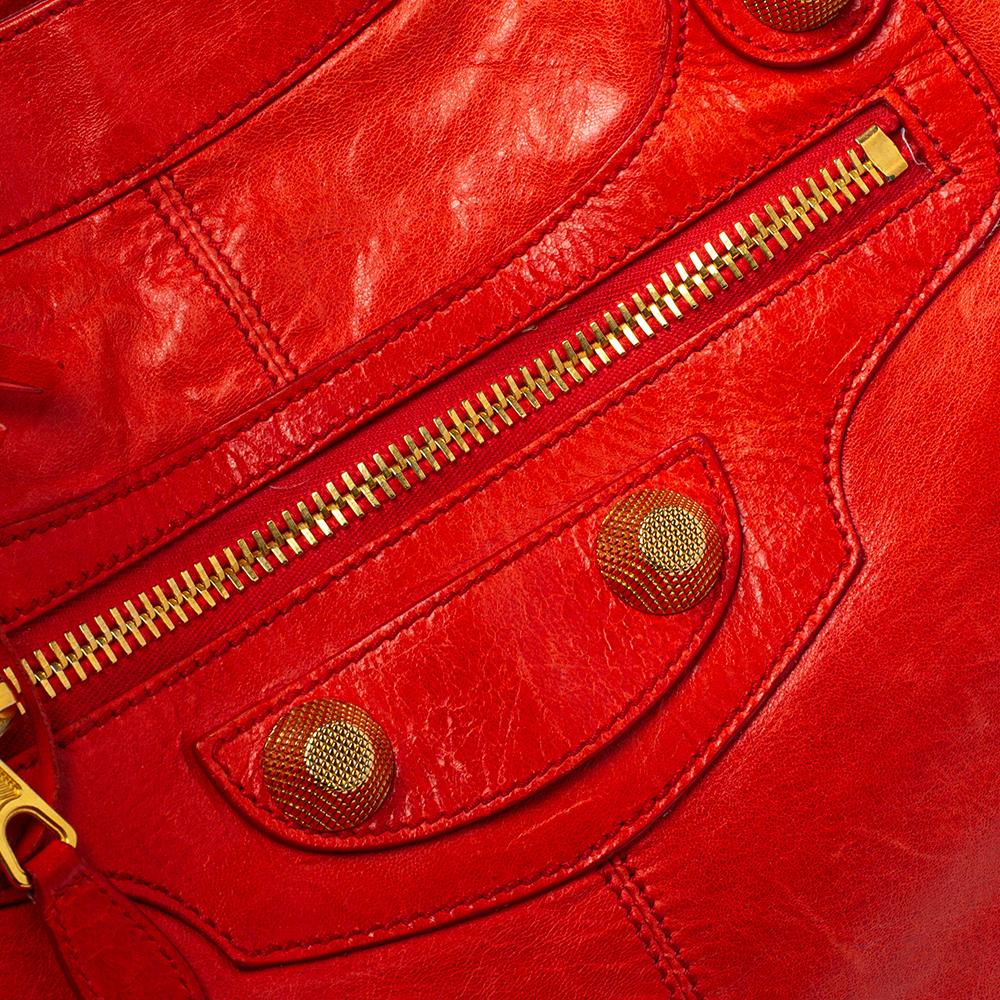 Balenciaga Rose Corail Leather GGH Midday Bag 1