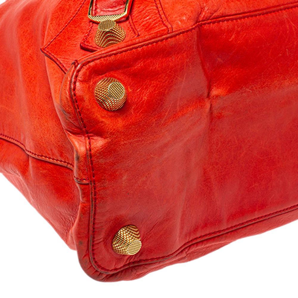 Balenciaga Rose Corail Leather GGH Midday Bag 2